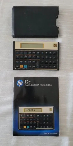 Calculadora HP 12 C Gold.