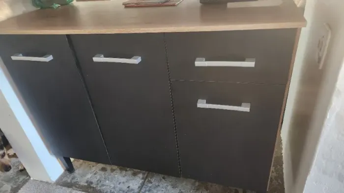Armário de Cozinha com 3 Portas e 2 Gavetas | Ótimo Estado