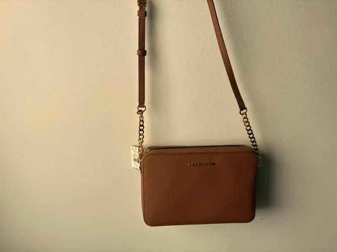 Bolsa Crossbody Michael Kors original Nova - Caramelo