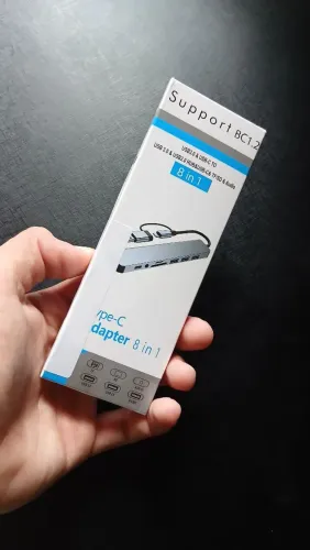 HUB USB 3.0 & USB-C / 8 em 1