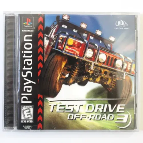 Test Drive Off Road 3 para PlayStation em perfeito estado de conservação