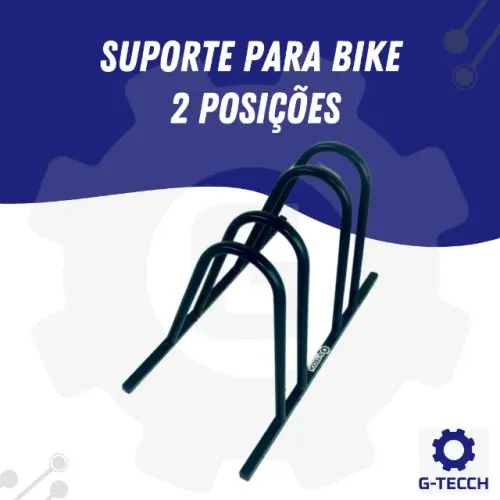 Bicicletário 2 posições - Suporte para Bike Mostruário de chão para bicicletas