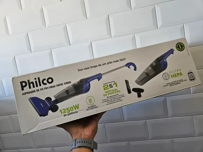 Aspirador de Pó Philco PH1100AZ RAPID TURBO NOVO e LACRADO 1250w