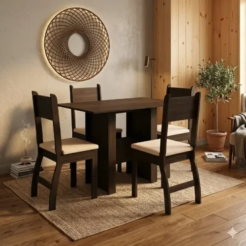 Mesa Milano Amêndoa Savana Oferta Especial