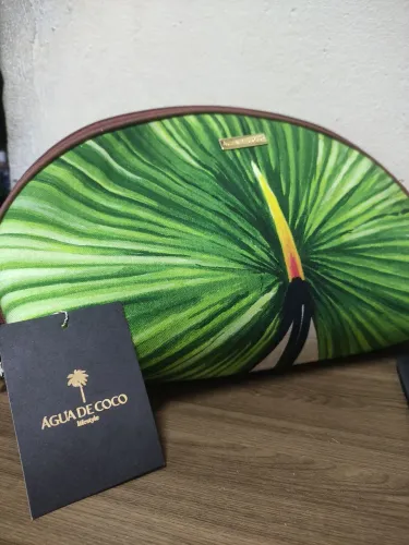 Bolsa Clutch Colagem Botânica