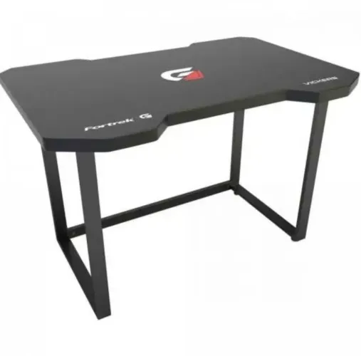 Mesa Gamer VICKERS Vermelha - borda 27mm - FORTREK