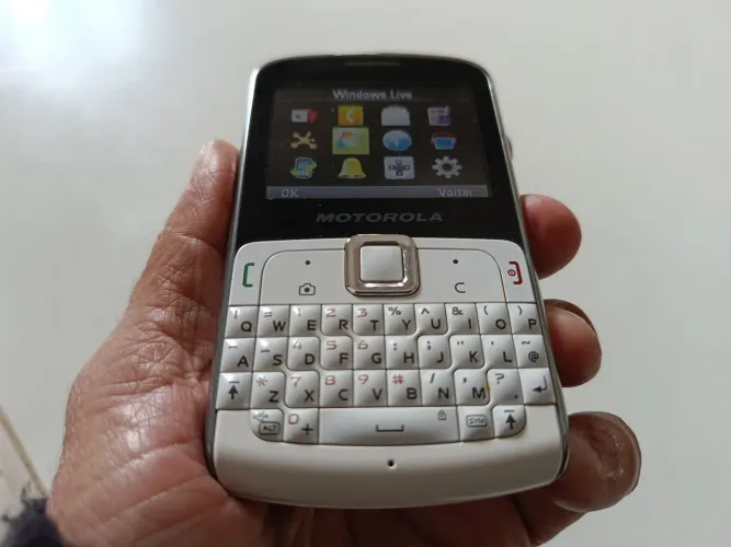 Celular Motorola Clássico Retrô Motokey Qwerty Original de Fabrica Impecável