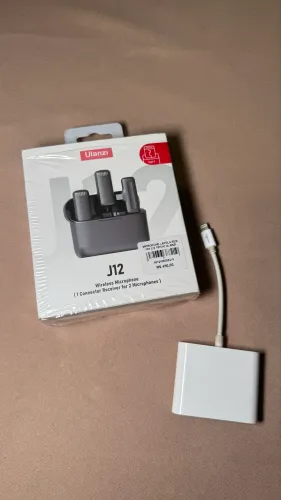 Microfone de Lapela Ulanzi + Leitor de Cartão 
