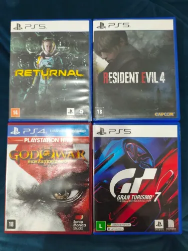 Jogos de PS4 PS5 play disco Blu ray