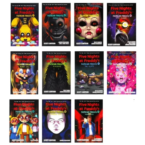 12 Livros Five Nights At Freddy?s Fazbear Frights + Graphic Novel em Inglês