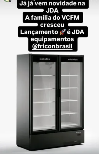 Refrigerador vertical com 2 portas - vcfm 910 - lançamento da marca fricon
