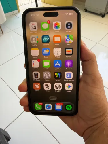 iPhone 15 Pro Max 512GB Titânio Preto | Todo original