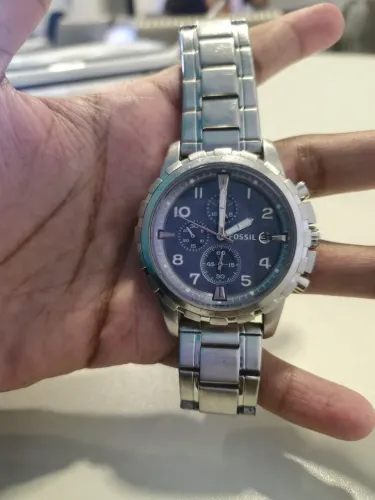 Relógio Fossil FS5023 Chronograph Original - Aço Inox