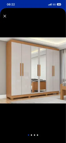 Guarda roupa casal 6 portas