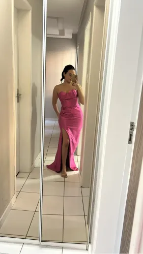 Vestido longo de festa