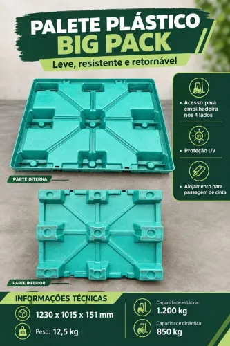 Palete Plástico Big Pack
