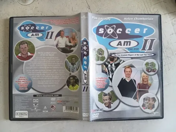 DVD Futebol Soccer AM II (Ronaldinho, Zidane, Beckham) - Importado