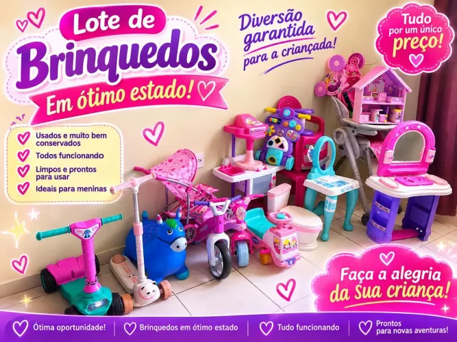 VENDO Brinquedos de menina