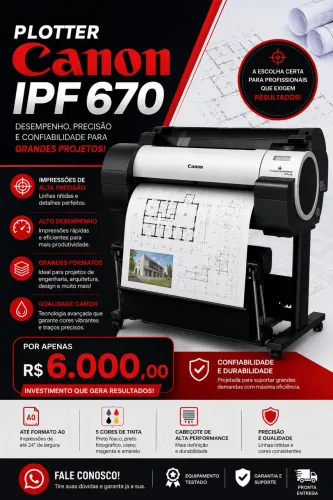 Canon plotter IPF670