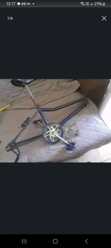 Quadro  e peças monark anos 80