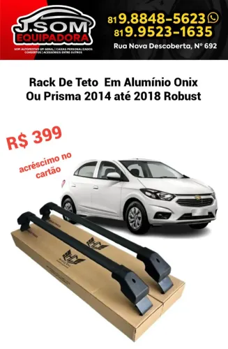 Bagageiro rack de teto em alumínio para veículos