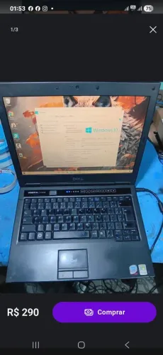 Notebook- R$400,00, funcionando tudo ok