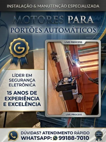 Motor de Portão: Tecnologia Avançada e Proteção