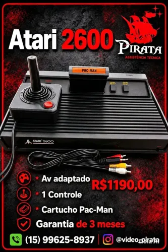 Atari 2600 + Pac Man!