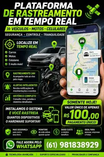 Rastreamento Veicular e Celular em Tempo Real ? | Plataforma Completa Instalada por 100