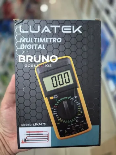 Multímetro digital para medições elétricas