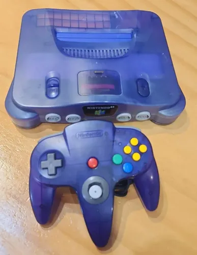 Raridade! Nintendo 64 Sabores cor Uva apenas R$800,00