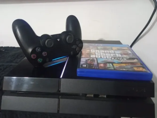 Playstation 4, Na Caixa, 14 Jogos, Batman, The Sims, Parcelo, Aceito troca
