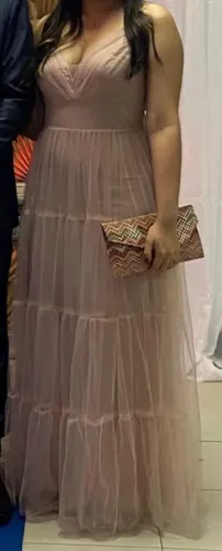 Vestido rosa bebê 