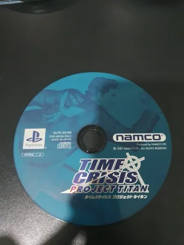 Jogo - Time Crisis: Project Titan - PS1 (SLPS 03188) - Original Versão Japonesa