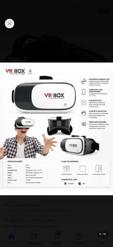 Oculos de realidade virtual