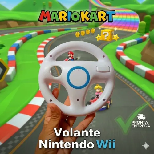 Volante Nintendo Wii - Edição Blue Ring