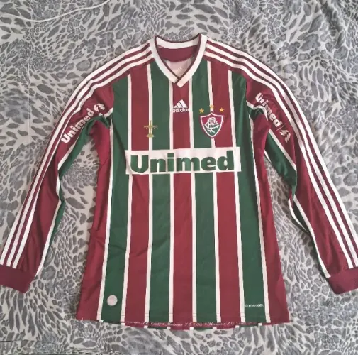 Camisa Adidas Fluminense Tricolor oficial 2009 M Ótimo estado