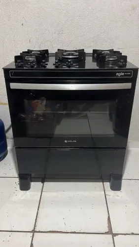 Fogão mesa de vidro