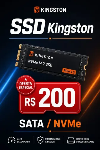 SSD Kingston 120GB NVMe/SATA