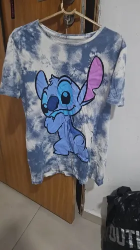 Camiseta Stitch Disney Renner - Estampa Tie Dye