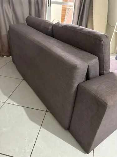 Sofá Retratil Cinza