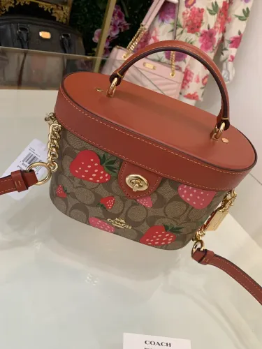 Bolsa coach original nova morangos