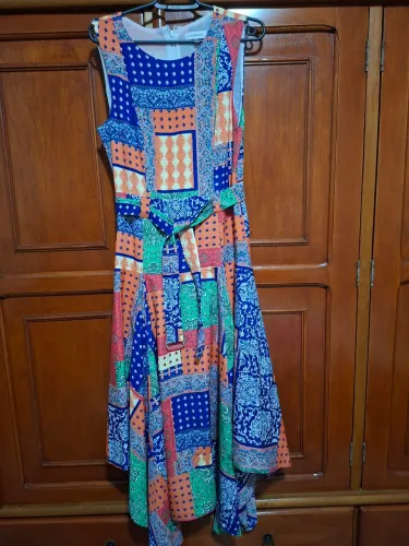 Vestido Calvin klein multicolorido