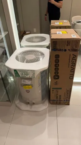 Ar Condicionado HW Inverter Agratto 18000 Btus Frio