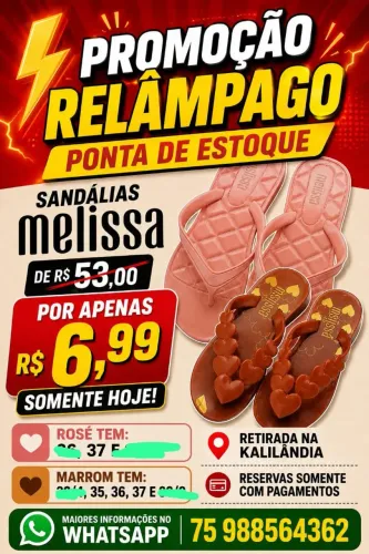 Ponta de estoque Jajá acaba .. retirada na Kalilândia