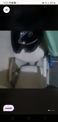 Cadeira  de lavar cabelo  lavatorio funcionando 