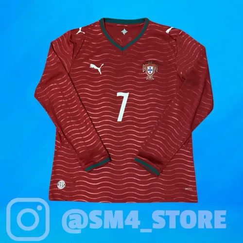Camisa Manga Longa Portugal Cristiano Ronaldo 7 2026/27 Home