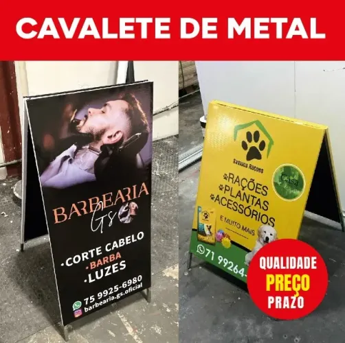 Cavalete de Metal
