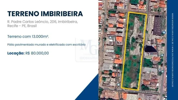 Terreno na Imbiribeira - TERRENO IMBIRIBEIRA 13.000,00M²
