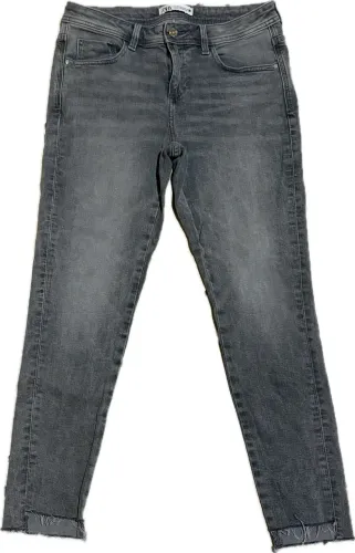 Calça Jeans Skinny Zara Cinza
